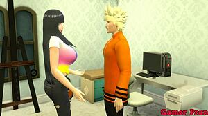 Veľké prsia a análna hra v rodinnom videu Mangaura