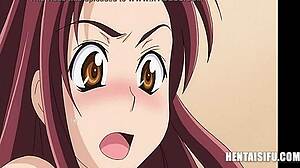 Usensurert hentai-porno: Erotikk anime med stor kuk-handling