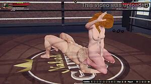 एथन और चेल्सी का इरोटिक 3D कुश्ती मैच