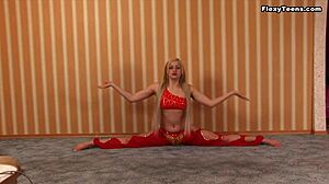 Ирина Писулкинас - изключителна гъвкавост като руска гимнастичка