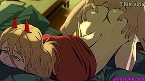 Hentai-Animation mit einem Teenager-Babe, das besamt wird