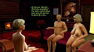 Вдохновленный хентаем групповой секс в Sims 4