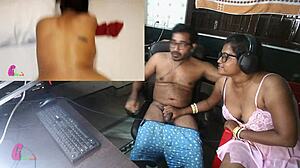 Desi manželka sa necháva ošukať v hotelovej izbe v indickom porne s bengálskym zvukom